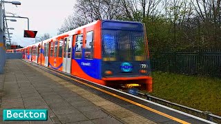 Beckton  London DLR  B92 Stock [upl. by Iveksarap]