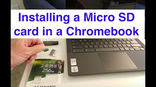 How to use a Micro SD card amp USB drive in a Chromebook [upl. by Sisile674]