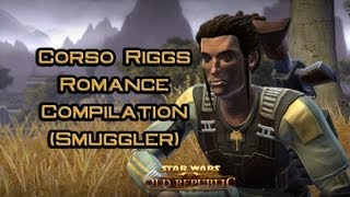 SWTOR Corso Riggs Romance compilation Smuggler [upl. by Yllod]