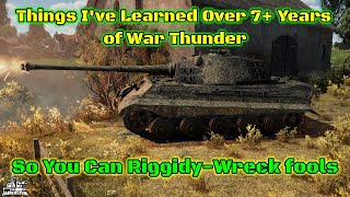 Top 7 Realistic Tank Pro Tips and Tricks  Guide  Tutorial War Thunder [upl. by Assina]