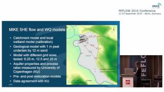 Modelling Surface Water Groundwater and Nitrate Processes in a Restored Riparian Wetland [upl. by Doralyn]