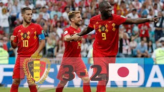 Belgium vs Japan World Cup 2018 highlights moment [upl. by Alpers]