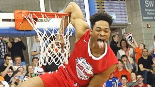 BEST Dunk Contest Of The Year CRAZY Dunks At HS Slam [upl. by Weingarten]