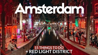 AMSTERDAM Travel Guide  15 top things to do  Red Light District [upl. by Ruberta]