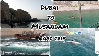 Dubai to musandam road trip musandam kasab [upl. by Armillda]