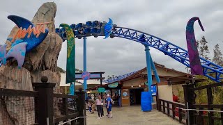 Manta POV 2021  SeaWorld San Diego Roller Coaster [upl. by Odlareg]