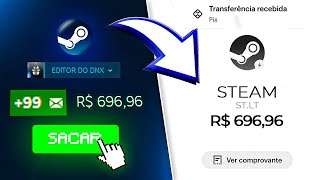 COMO RETIRA SALDO DA STEAM POR DINHEIRO REAL 🤔 [upl. by Brittni]