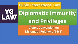 Law of Diplomatic Envoys Counsels and Representatives  Public International Law [upl. by Felita837]