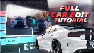 Full Car Edit Tutorial  Alight Motion Tutorial [upl. by Feetal]