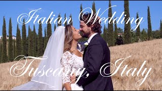 PROPOSAL amp ITALIAN WEDDING IN TUSCANY ITALY [upl. by Aiym26]