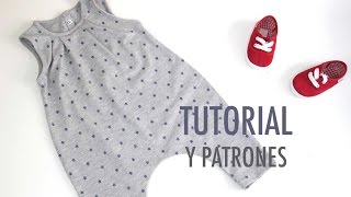 DIY Cómo hacer mono UNISEX patrones gratis [upl. by Shayla642]