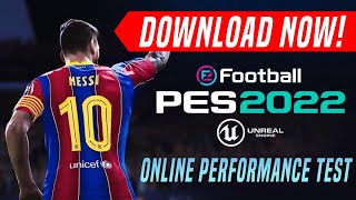 How to Download eFootball PES 2022 Online Performance Test DOWNLOAD NOW [upl. by Adekram195]