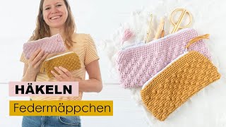 Einfaches Mäppchen häkeln  DIY Geschenk [upl. by Teillo866]