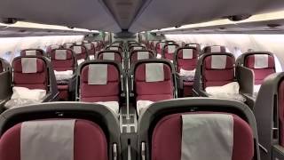 Qantas A380 cabin walkthrough  upper deck [upl. by Eerot395]