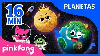 Las Mejores Canciones de Planetas  Recopilación  Planetas  Pinkfong Canciones Infantiles [upl. by Darin406]