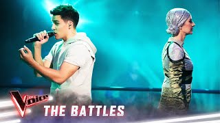 The Battles Jesse Teinaki vs Natasha Stuart Giant  The Voice Australia 2019 [upl. by Bala]