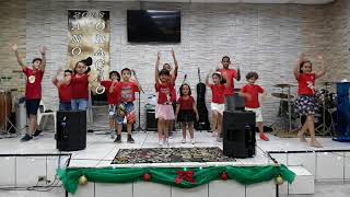 É NATAL  CRISTINA MEL  COREOGRAFIA DAS CRIANÇAS [upl. by Namolos]