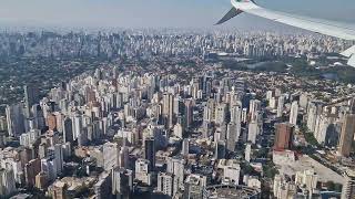 Landing in São Paulo Congonhas Airport  CGH [upl. by Owades]