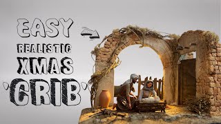 REALISTIC CHRISTMAS CRIB  TUTORIAL  TIMELAPSE [upl. by Wylde]