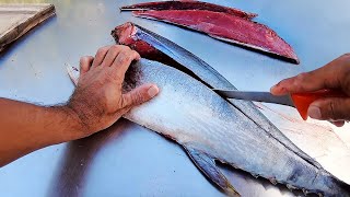 How To Fillet Tuna  From Start To Finish [upl. by Ardin]