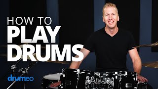 How To Play Drums Beginner Drum Lesson [upl. by Oberg630]