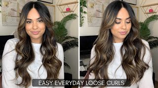 EASY EVERYDAY LOOSE CURLS [upl. by Asille]