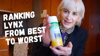 Ranking Lynx Deodorant From Best To Worst [upl. by Ahearn162]