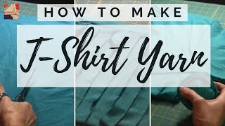 TShirt Yarn  How to make Tshirt yarn [upl. by Arihsay]