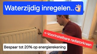 Hoe plaats je een statische voorinstelbare radiatorkraan [upl. by Baldridge]