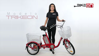 BICICLETA ELÉCTRICA BIKEON TRIKEON [upl. by Hinkle]