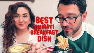 UNREAL Emirati BRUNCH in Dubai  Peyman amp Ahlam [upl. by Ahsyla]