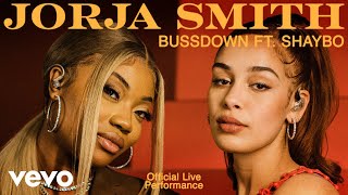 Jorja Smith  Bussdown ft Shaybo Live  Vevo Official Live Performance [upl. by Nylecyoj]