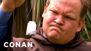 Andy Richter Learns About Teabagging  CONAN on TBS [upl. by Henni]