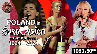 Poland 🇵🇱 in Eurovision Song Contest 19942024 [upl. by Clapp621]