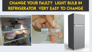 How to change refrigerator light bulb and holder [upl. by Giselbert438]