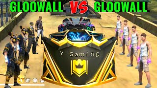 Gloowall vs Gloowall Fight On Factory Roof 👿 NOOB ADAM vs PRO PLAYER ⚡ Gloowall Skin Fight Free Fire [upl. by Neerom]