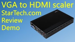 StarTech VGA2HDMIPRO VGA to HDMI Scaler [upl. by Nnail]