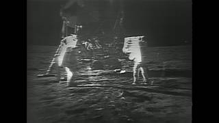 Apollo 11 Moonwalk 20 July 1969  restored footage [upl. by Horner212]