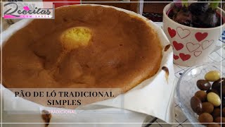 Pão de Ló tradicional simples [upl. by Giulia]