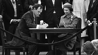 Canada 150 Jean Chretien recalls making the Queen laugh [upl. by Rodnas]