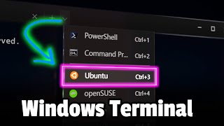 Windows Terminal and WSL Config Fast Simple and Easy Guide [upl. by Carrnan]