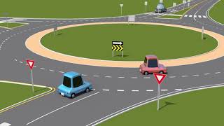 How to yield enter and exit when using a roundabout [upl. by Edmonds679]