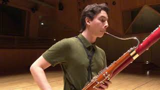 Paganini Caprice No 5  Theo Plath bassoon [upl. by Pearlstein]