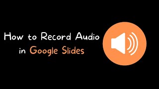 How to Quickly Record Audio in Google Slides With Mote [upl. by Gurango]