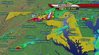 Doppler Radar Tracking Storms Through Maryland [upl. by Shaia]