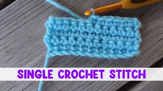 How to Work the Single Crochet Stitch [upl. by Giaimo]