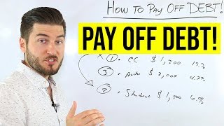 How To Pay Off Debt Debt Snowball vs Debt Avalanche [upl. by Newfeld]