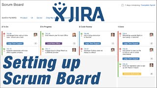 How to set up a Scrum Board in JIRA [upl. by Akema]