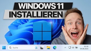 Windows 11 installieren deutsch  ohne TPM  ohne Konto  auch auf alten PC [upl. by Able]