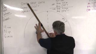 Collision Avoidance Radar Plotting 1 [upl. by Howey]